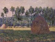 Claude Monet Haystacks,Night Effect oil painting reproduction